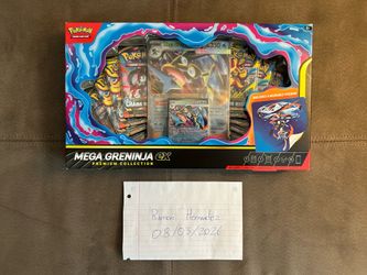 Sealed Pokemon Greninja Ex Box