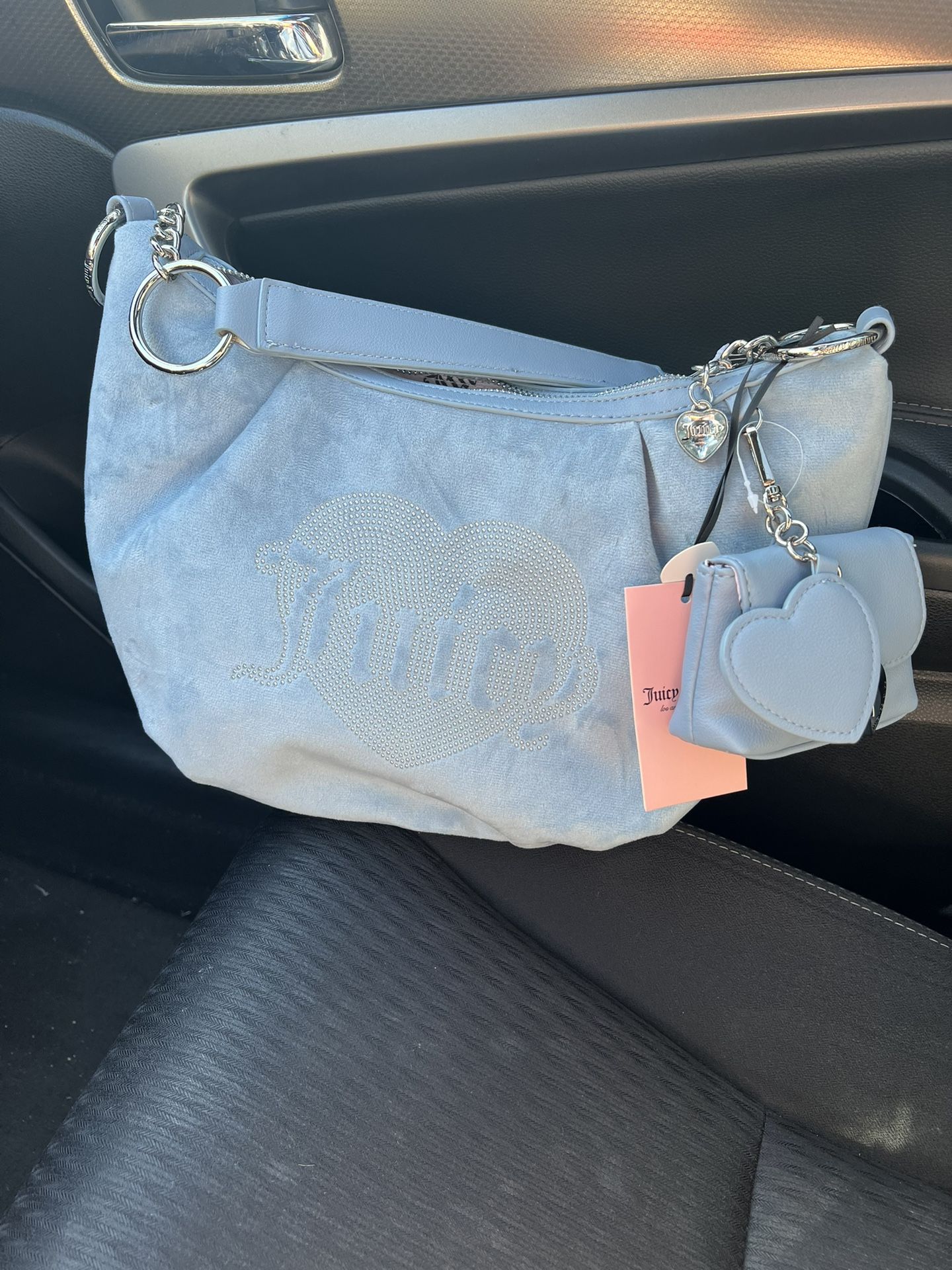 Juicy Couture Queen Couture Hobo Bag - dusty blue