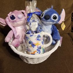 Bath & Body Works Stitch Gift Basket Valentine's Day Arrangement