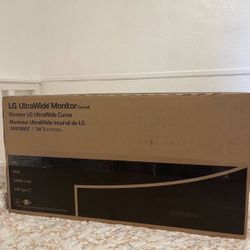 LG 34” Ultrawide Curved Monitor