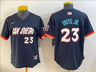 SAN DIEGO PADRES TATIS JR CITY CONNECT MENS  JERSEY SIZE S M L XL 2XL & 3XL