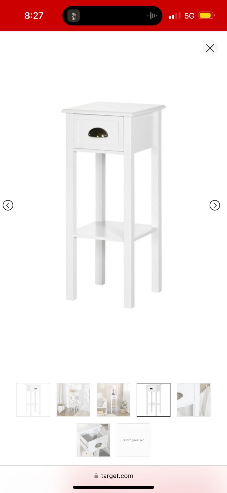 Small Space Night Stand Set