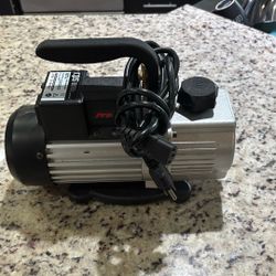 PRO-SET Vacuum Pump: 4 cfm, 50 micron Ultimate Vacuum, 120/240V AC, Not A2L Compatible, SAE