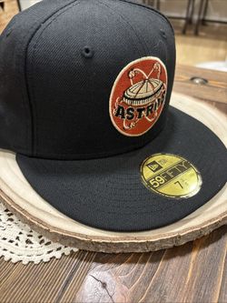 Exclusive Houston Astros ASG 1986 New Era Black Prime Edition, Topperz 7 3/8