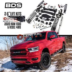 2019 - 2021 Doge Ram 2-6” Bds Lift Kit With Fox Shocks .... Central Tires .....