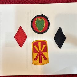 Military Shoulder Patches
