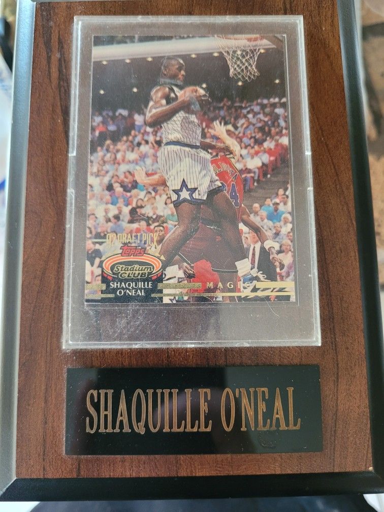 92 Draft Pick Topps Stadium Club Shaquille O'neal Rookie Card