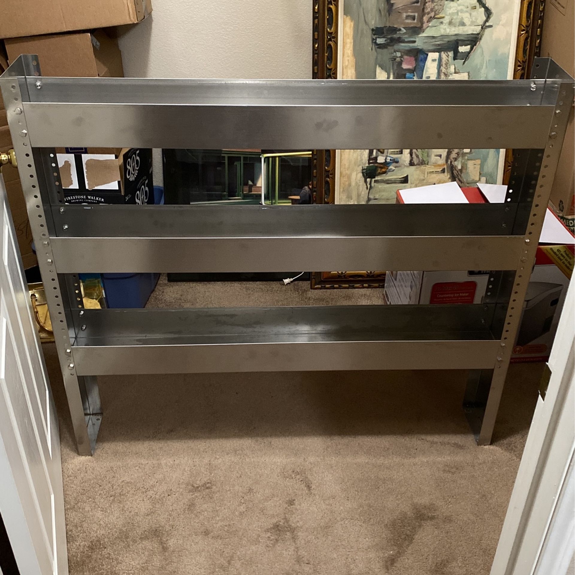 Stainless Steel  Shelving  For Work Van