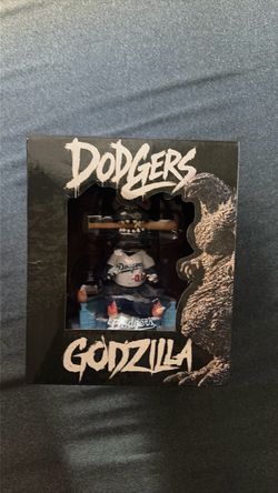 Dodgers x godzilla bobble head