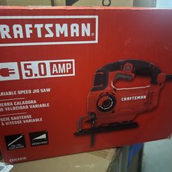 Craftsman Corded 5amp Jigsaw, Blades Included