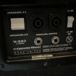 Cerwin Vega Dj Speakers 