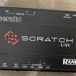 Rane Serato Scratch Live DJ audio interface