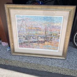 Vintage Art Painting Marco Sassone 