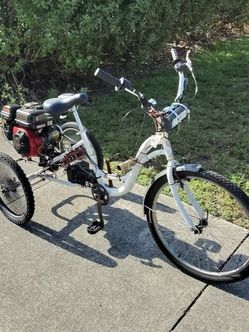 Custom Motorized Gas Powered Tricycle