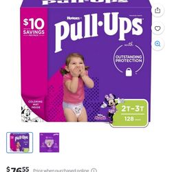 Pull Ups  Huggies 128ct  2T3T
