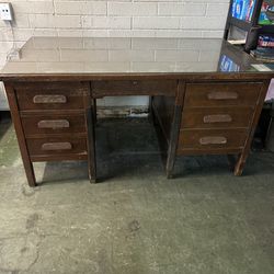 Antique Desk And Chair Obo