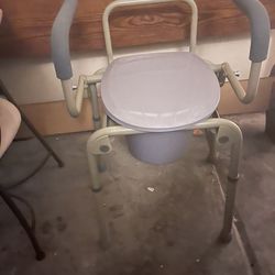 Porta potty chair