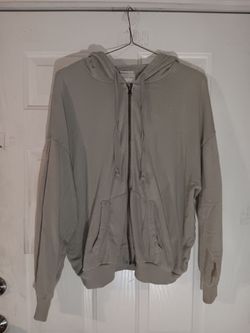 Hoodie/Sweatshirt: Gray American Eagle Size S