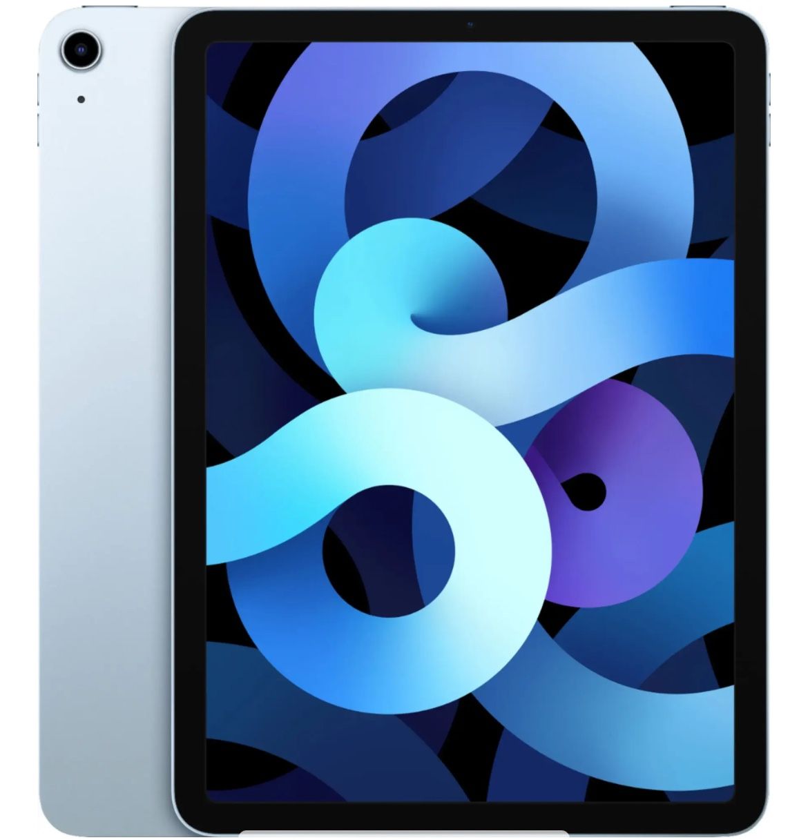 Apple - 10.9-Inch iPad Air 4th Generation) with Wi-Fi 64GB Sky Blue Model:MYFQ2LL/ bestbuy certified. Like new, comes as shown