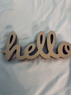 Hello Home Decor Or Use For Office $5