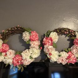 Flowers artificial  $15 each 