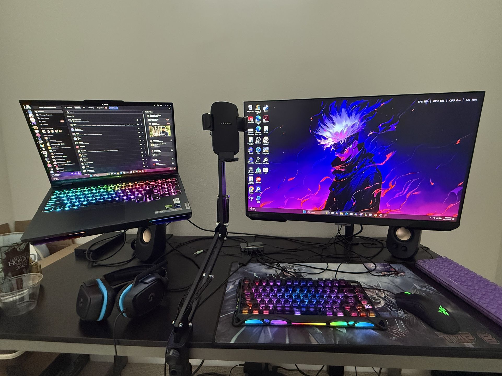 Full Laptop Gaming Pc Setup