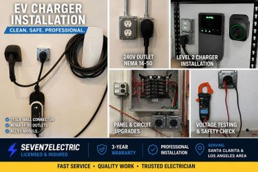 EV Charger & 240V Outlet Installation – Starting $499