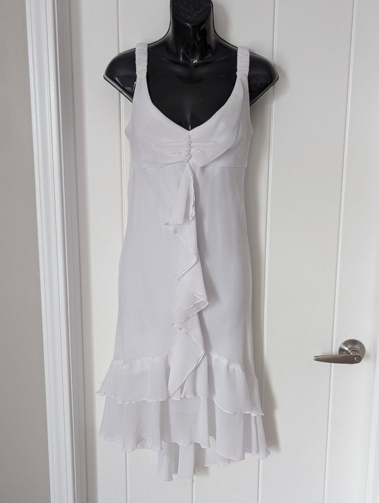 White Summer Dress By Michelle 