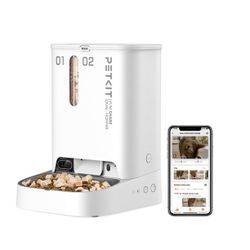 Petkit YumShare Dual-Hopper Smart Pet Food Dispenser $59.99