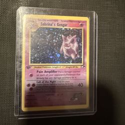 Sabrina’s Gengar 1st Edition - Pokemon TCG