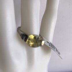 New Lemon Quartz Ring Size 7.5