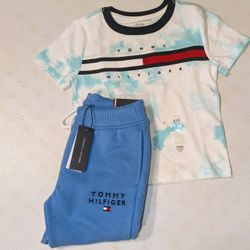 Boy's Tommy Set Pants Size 4-5 Shirt Size 2-3