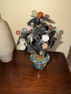 antique Chinese jade bonsai tree