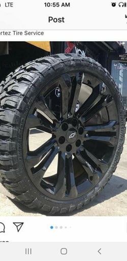 24x10 chevy wheels