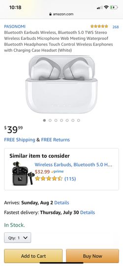 New Bluetooth earbuds