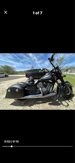 Indian Springfield dark horse  7k miles