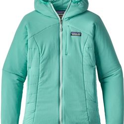 Patagonia Nano Air Women's Green Hooded Puffer Jacket Coat Women XL