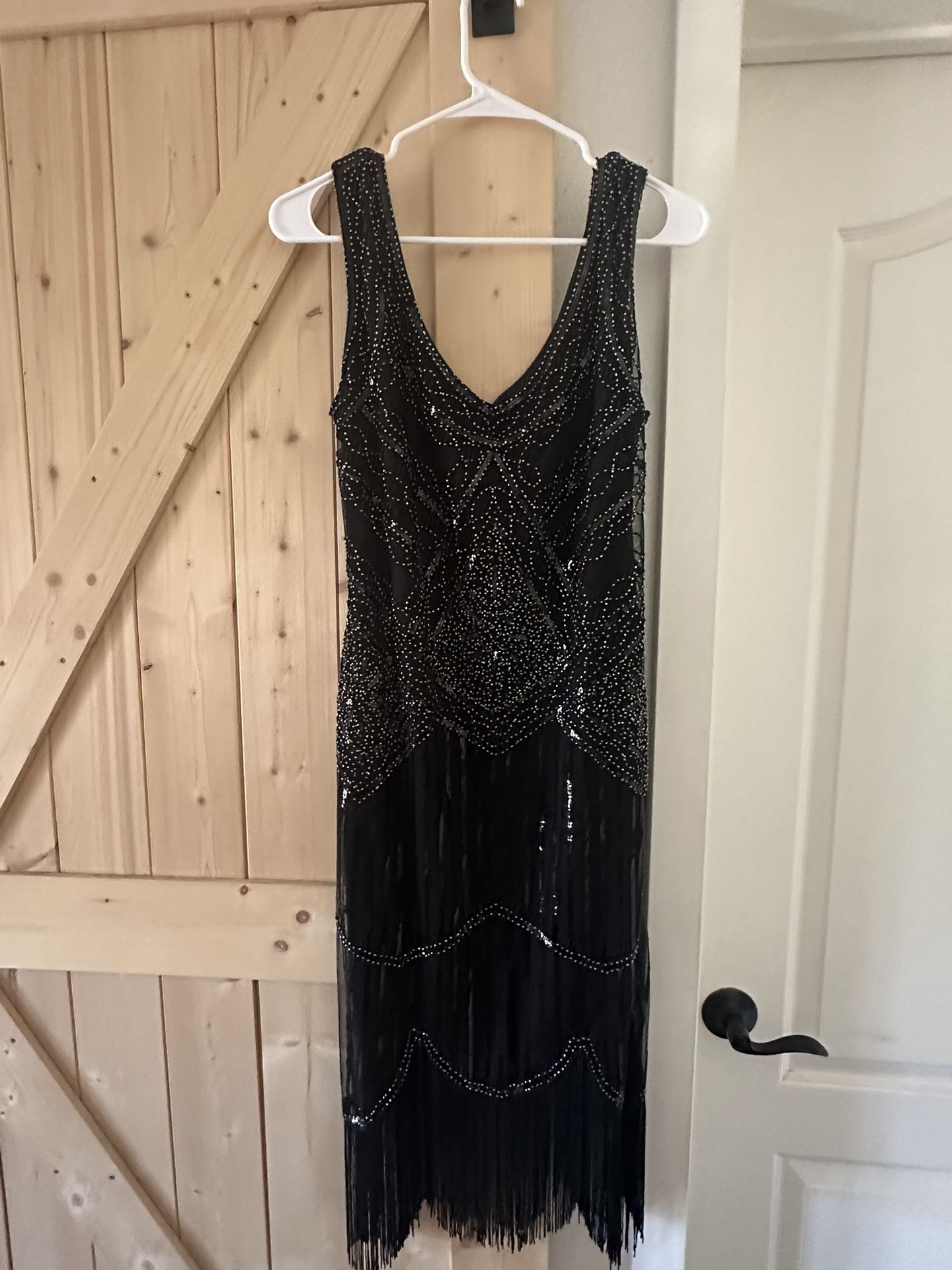 Sparkly Black Women’s Flapper Dress
