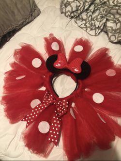 Minnie tutu with ears