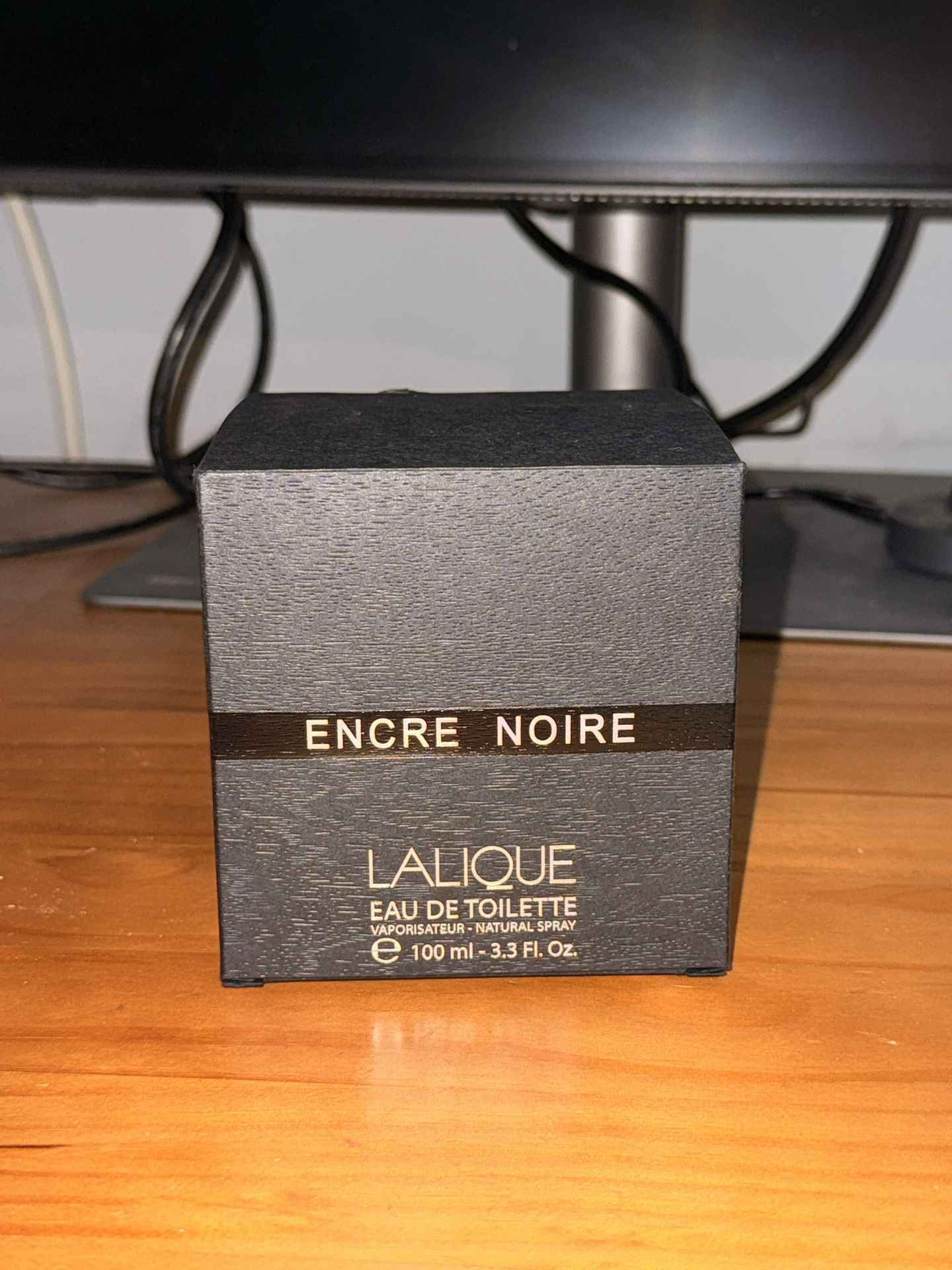 Lalique Encre Noire Eau De Toilette Spray for Men 3.4 oz