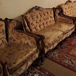 3 Piece French-Italian Sofa set