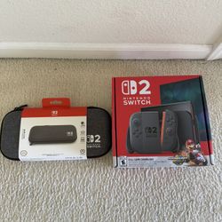 Nintendo Switch 2 Mario Kart Bundle + Case – BRAND NEW – No Tax – Save $80!