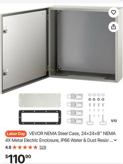 New steel Case 24x24x8 READ DESCRIPTION