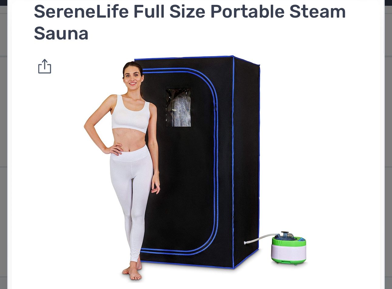 New Full Size Portable Sauna