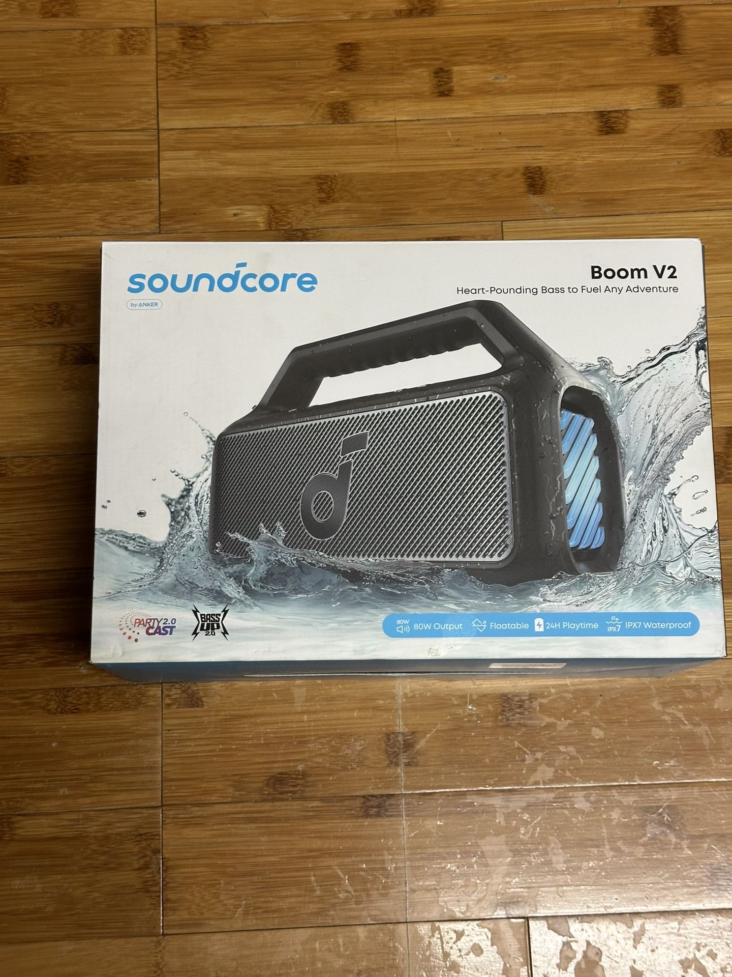 Soundcore Boom v2 ANKER Outdoor Speaker 80W Subwoofer IPX7 Waterproof Floatable