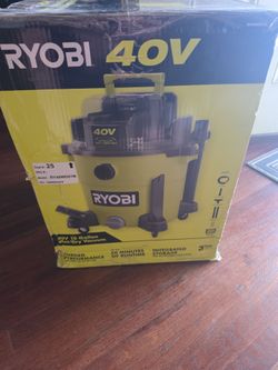 Ryobi 40v 10 gallon wet/dry vacuum