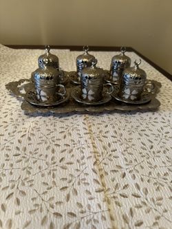 Espresso Set From Turkey In Good Condition