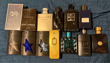 FIRST COME FIRST SERVE DECLUTTERING PERSONAL DESIGNER FRAGRANCES NEW/USED