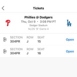 Dodger Tickets