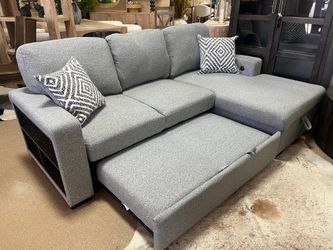 Hot Deal!! 2 pc Contemporary Pull-Out Sleeper Sectional...